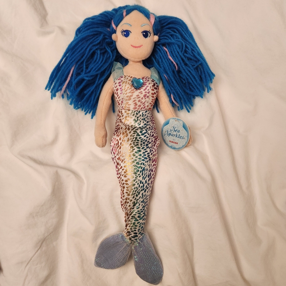 New with tags mermaid doll